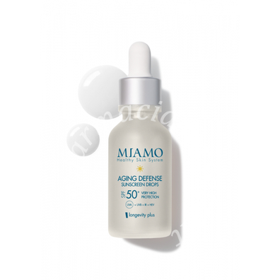 Miamo Longevity Plus Aging Defense Sunscreen Drops SPF 50+ 30ml